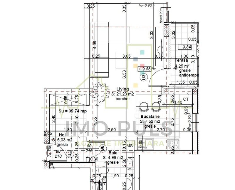 Timisoara, apartament cu o camera 40 mp